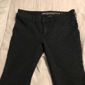 American eagle black jeggings